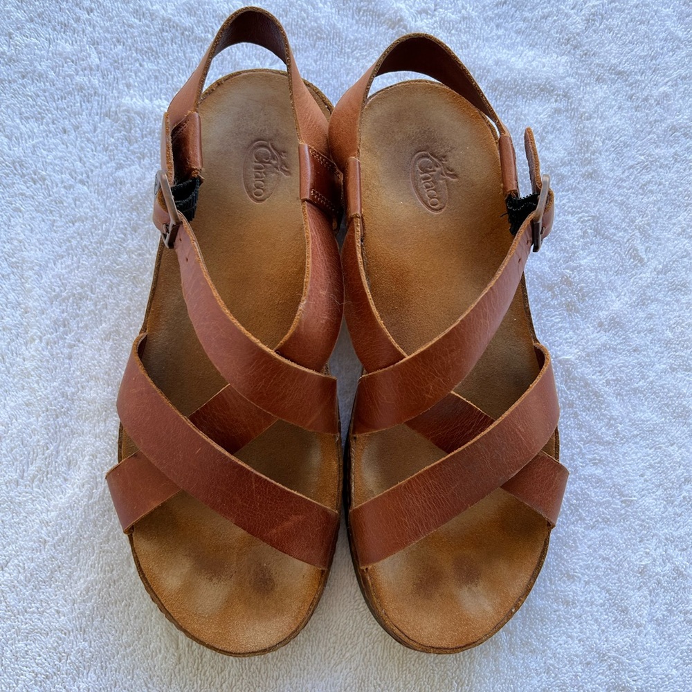 Leather Chaco Wayfarer Sandals